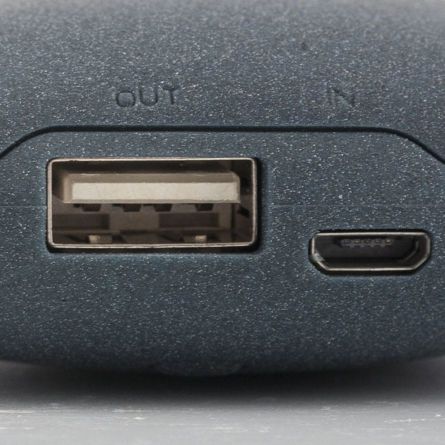 Внешний аккумулятор Pebble 5200, серо-синий фото 4