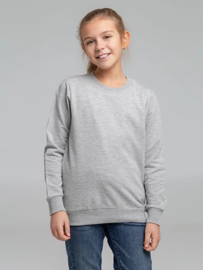 Свитшот Toima Kids серый меланж, 10 лет фото 14