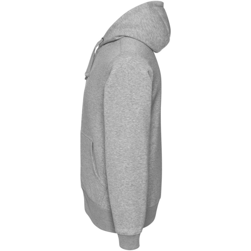 Толстовка мужская Hooded Full Zip серый меланж, размер XL фото 3