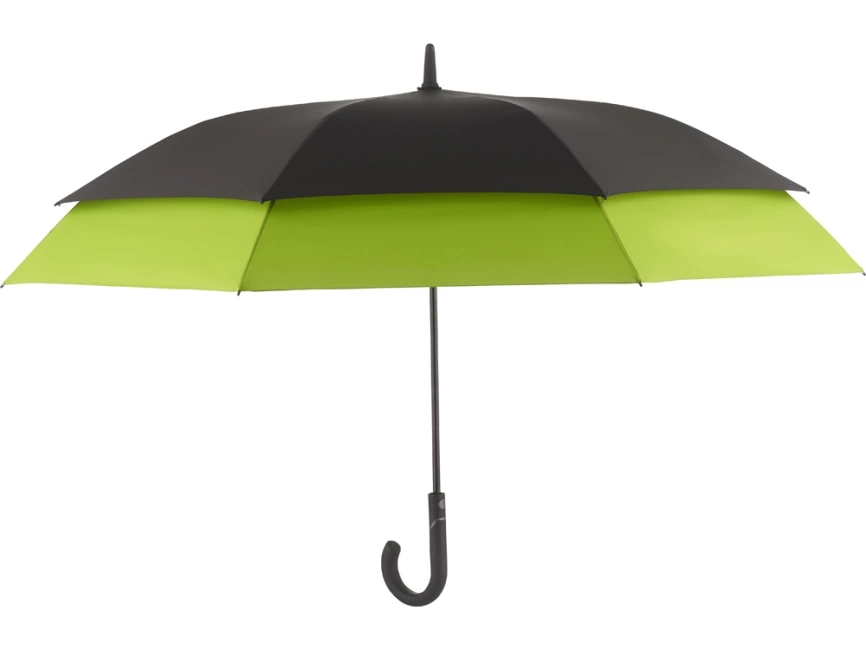Зонт 7709 AC golf umbrella FARE®-Stretch 360  black-lime фото 2