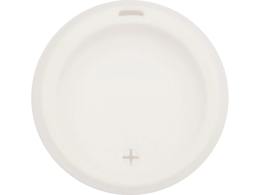 Стеклянный стакан Monday с силиконовой крышкой и манжетой, 350мл, белый фото 4