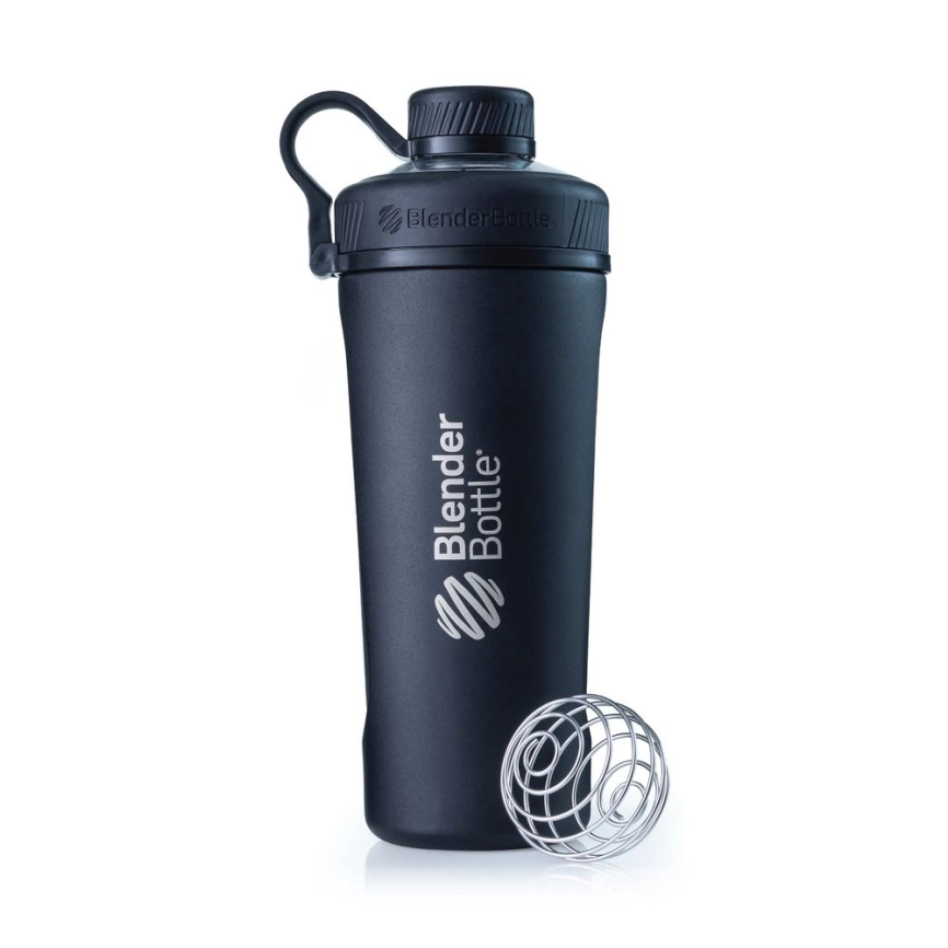 Спортивный шейкер Radian Insulated Stainless, матовый черный фото 1