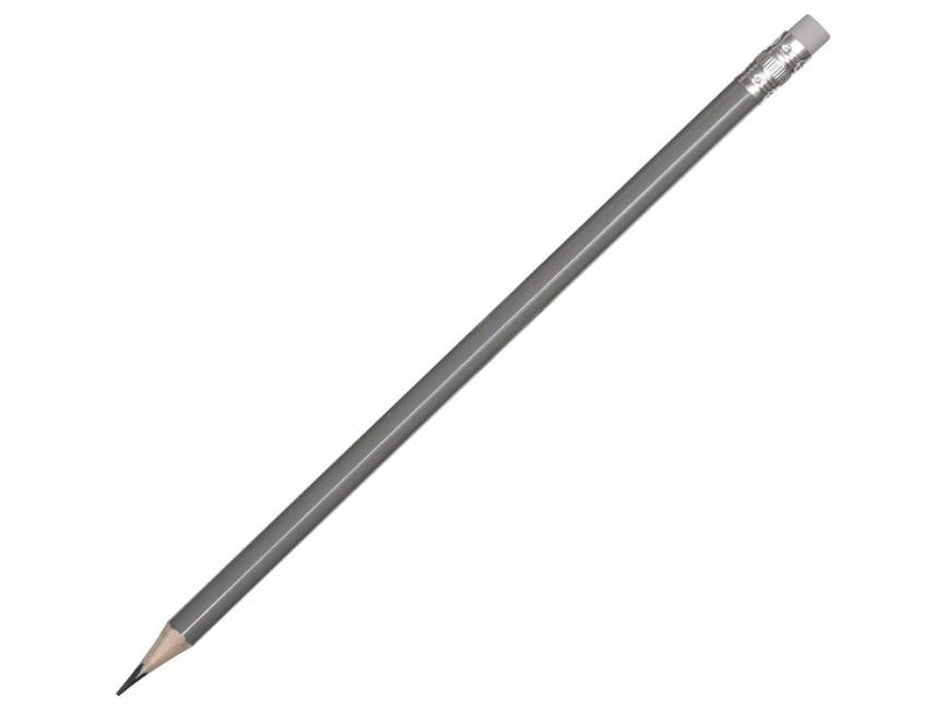 Трехгранный карандаш Графит 3D, серебряный фото 1