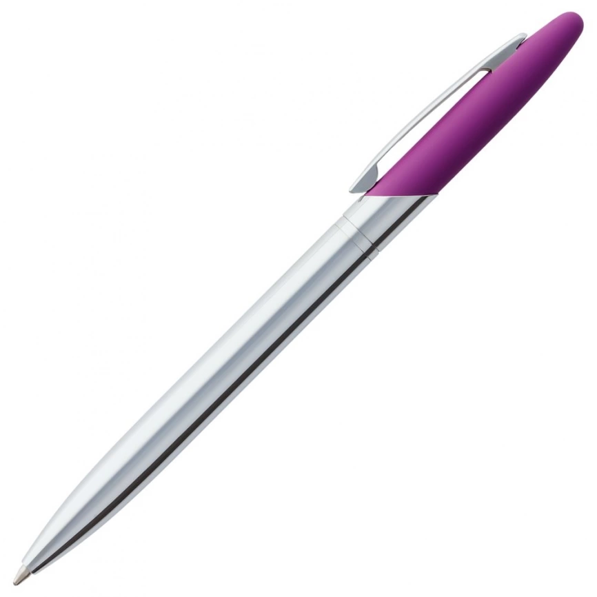 Ручка шариковая Dagger Soft Touch, фиолетовая фото 2