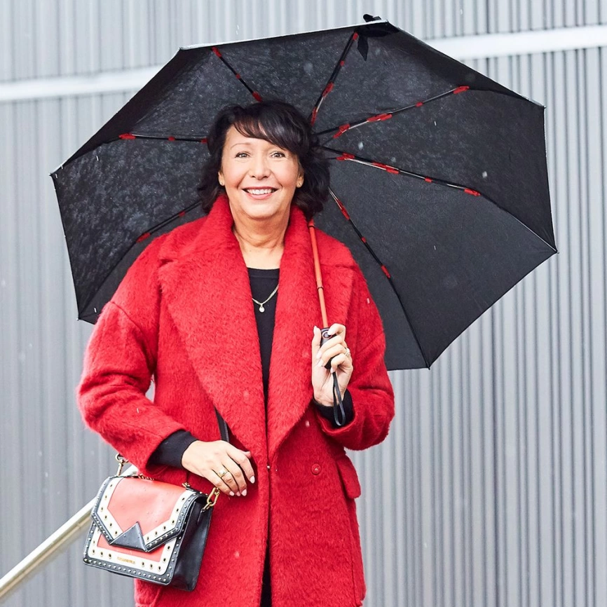 Зонт складной AOC Colorline, желтый фото 3