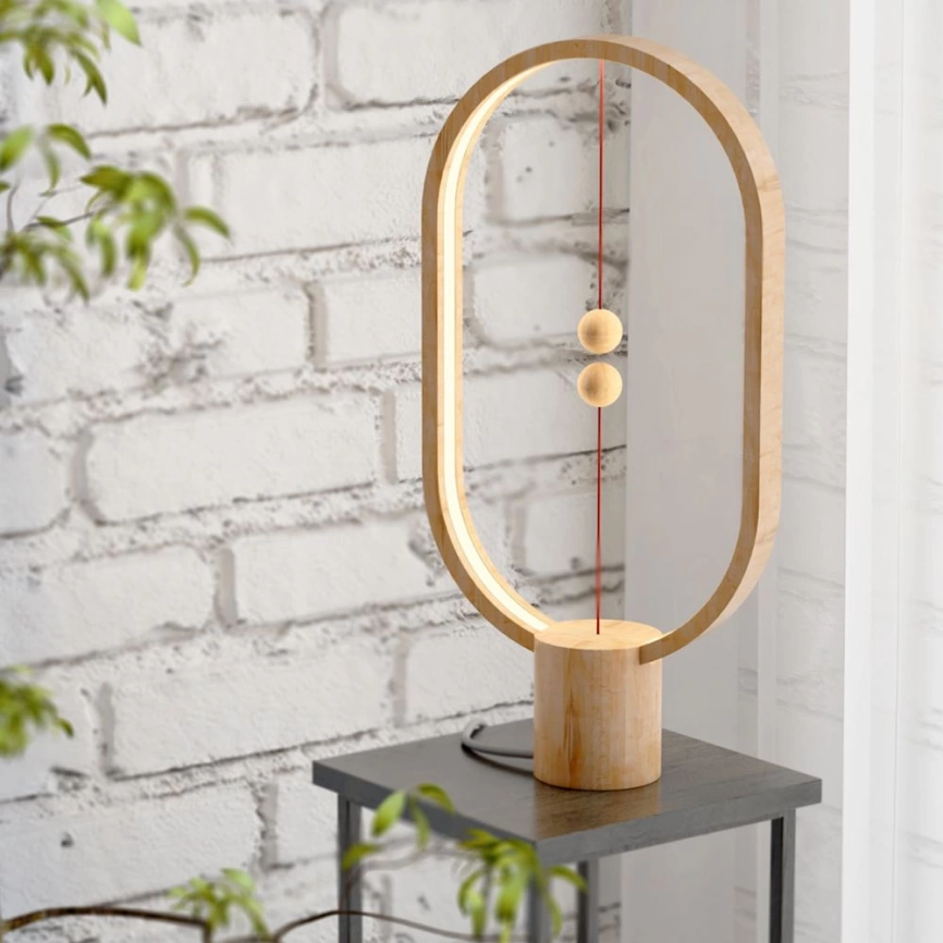 Настольная лампа Gizetto с магнитным управлением и батареей фото 2