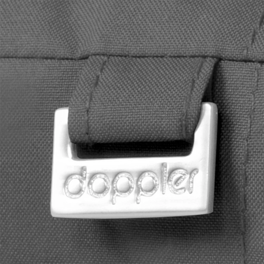 Зонт складной Fiber Alu Light, черный фото 7