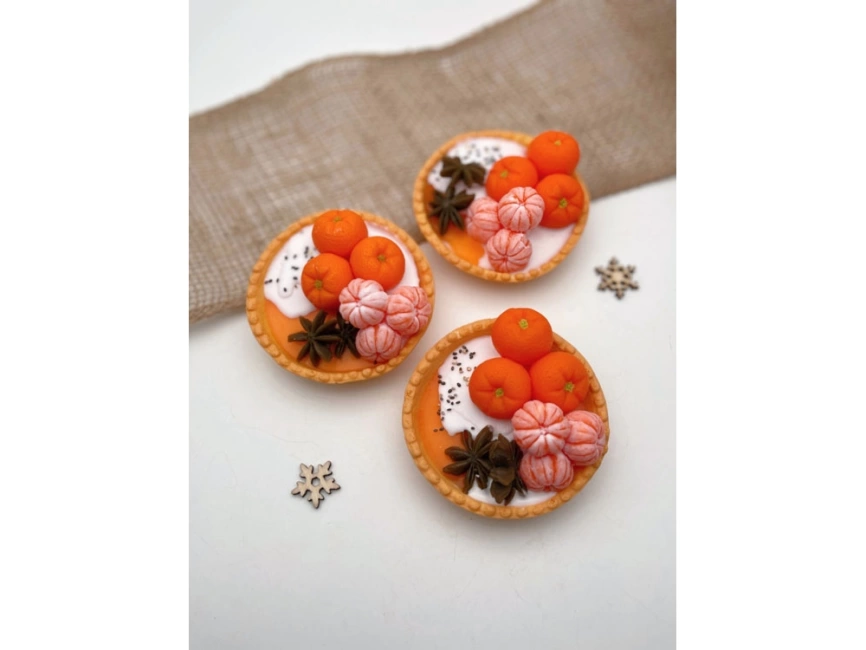 Мыло ручной работы Тарталетка с мандаринами фото 6