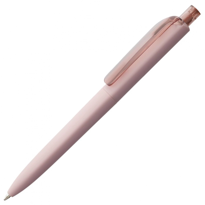 Ручка шариковая Prodir DS8 PRR-T Soft Touch, розовая фото 1