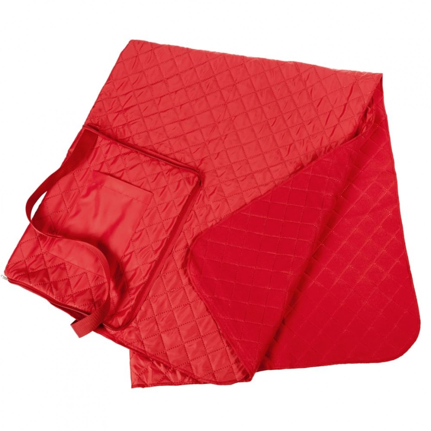 Плед для пикника Soft & Dry, темно-красный фото 3