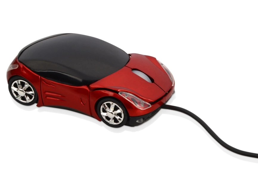 Мышь оптическая Спорткар, красный фото 1