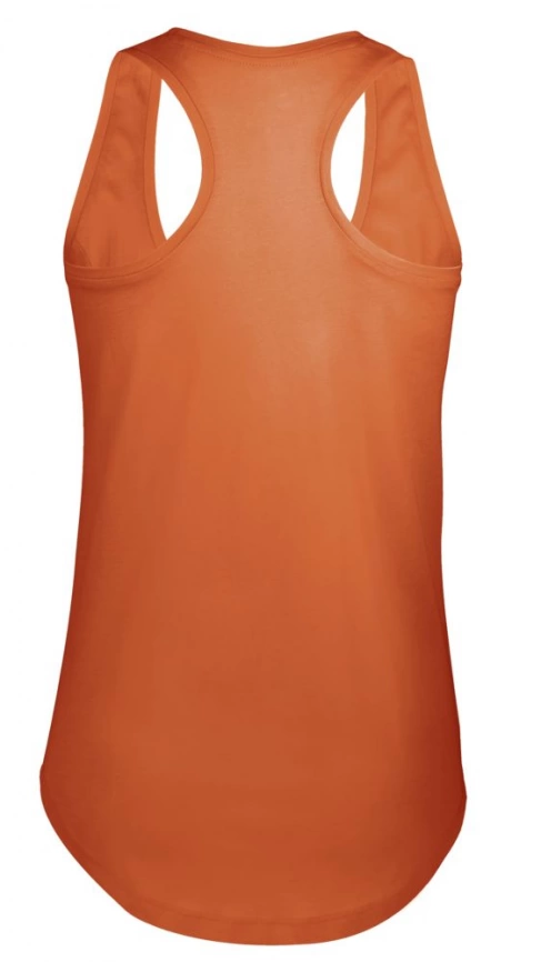 Майка женская Moka 110, оранжевая, размер XL фото 2
