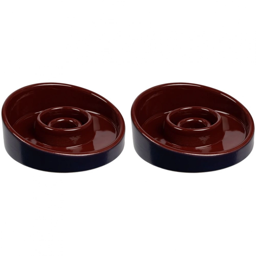 Набор Form Fluid Platter, бордово-горчичный фото 4