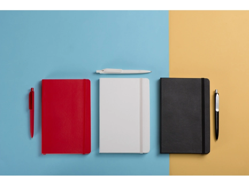 Подарочный набор Moleskine Indiana с блокнотом А5 Soft и ручкой, черный фото 1
