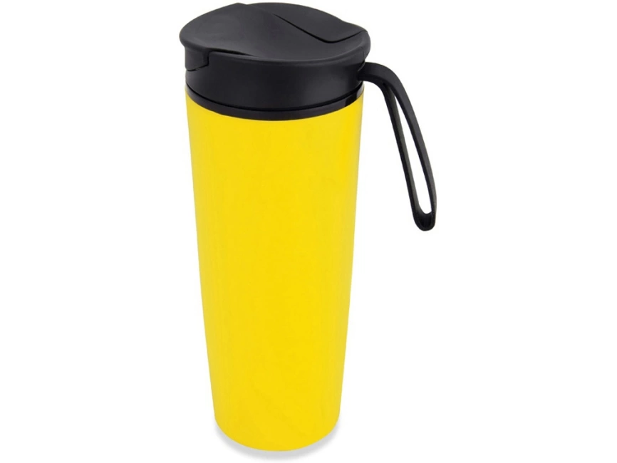 Термокружка Годс 470мл на присоске, желтый фото 3