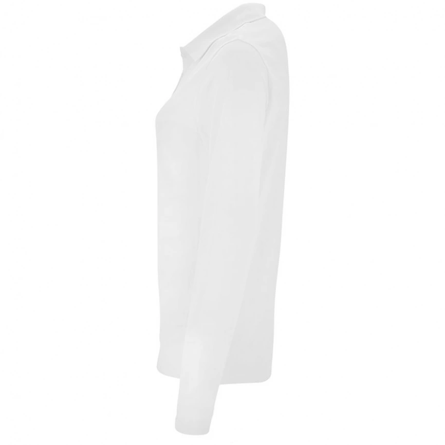 Рубашка поло женская с длинным рукавом Perfect LSL Women белая, размер XXL фото 8