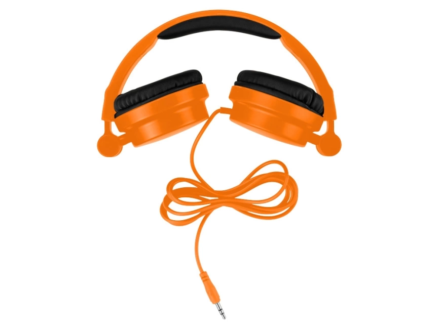 Наушники складные Rally, оранжевый фото 2