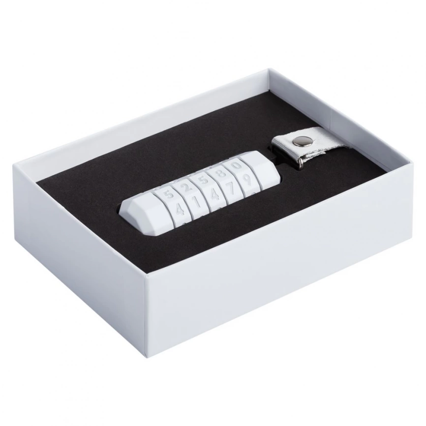 Флешка 2 в 1 с кодовым замком lokenToken 16 Гб, белая фото 9