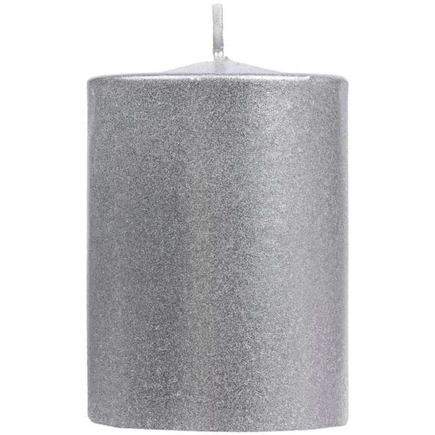 Свеча Lagom Care Metallic, серебристая фото 1