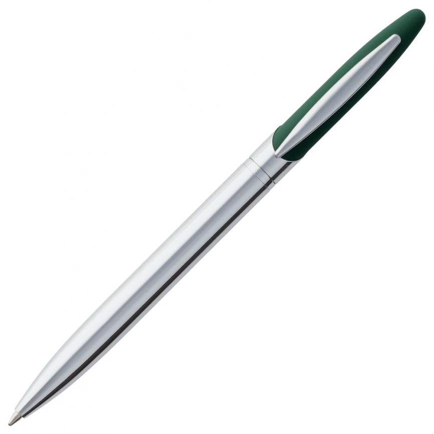 Ручка шариковая Dagger Soft Touch, зеленая фото 2