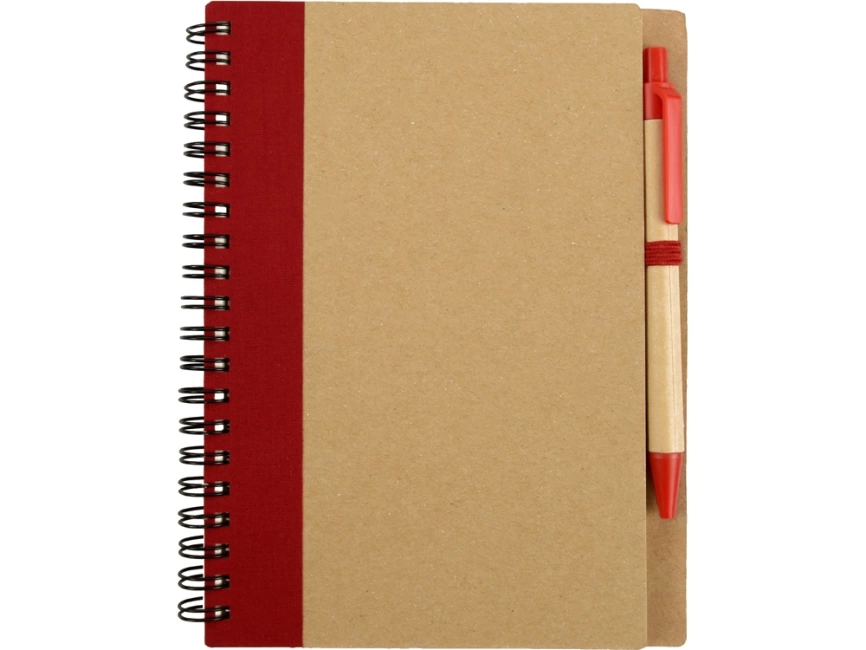 Подарочный набор Essentials с флешкой и блокнотом А5 с ручкой, красный фото 9