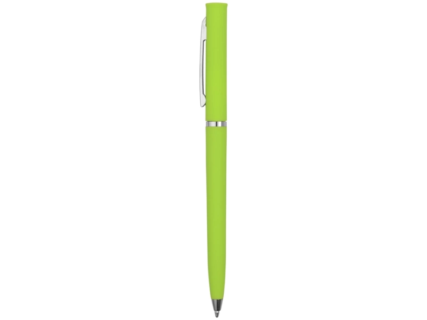 Ручка шариковая Navi soft-touch, зеленое яблоко фото 3