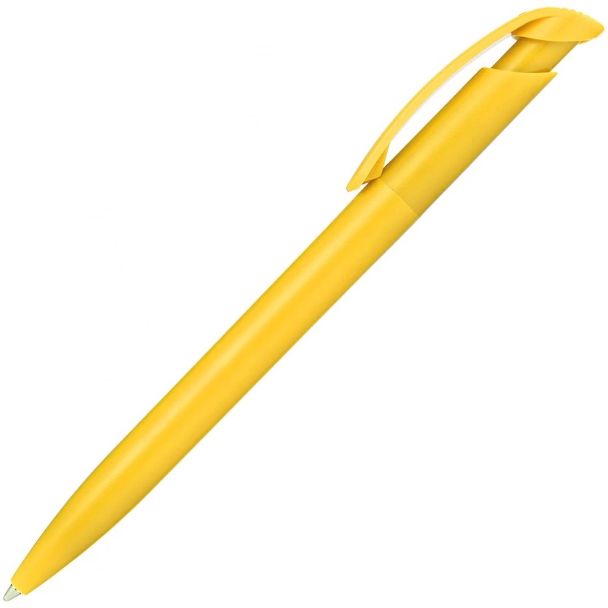 Ручка шариковая Clear Solid, желтая фото 5