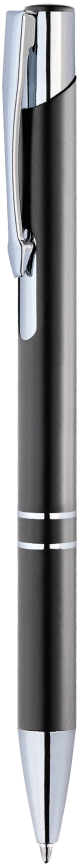 Ручка металлическая KOSKO, чёрная с серебристым фото 4