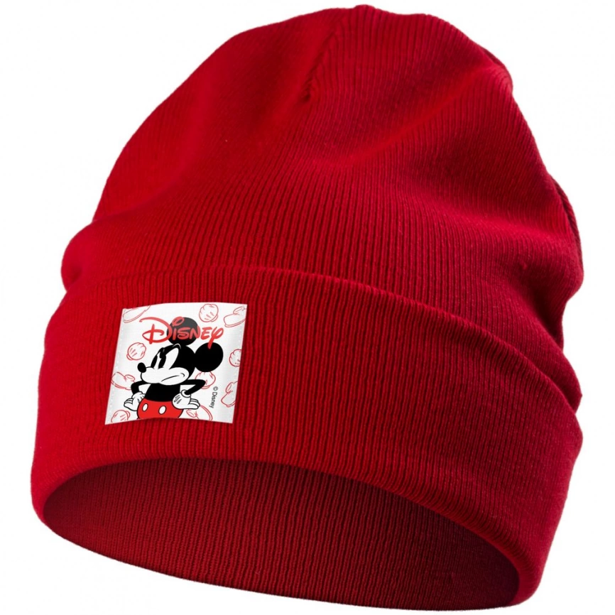 Шапка Angry Mickey, красная фото 3