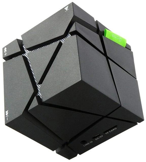 Беспроводная bluetooth колонка Denza, чёрная фото 3