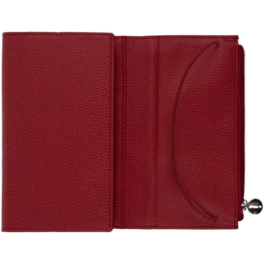 Ежедневник Zipco Flap, недатированный, красный фото 6