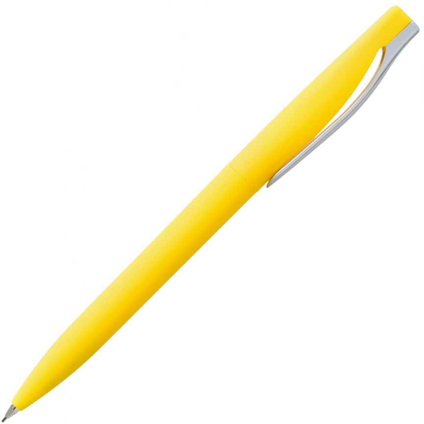 Карандаш механический Pin Soft Touch, желтый фото 3