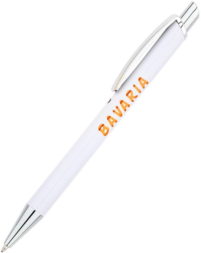 Ручка металлическая Bright, оранжевая фото 1