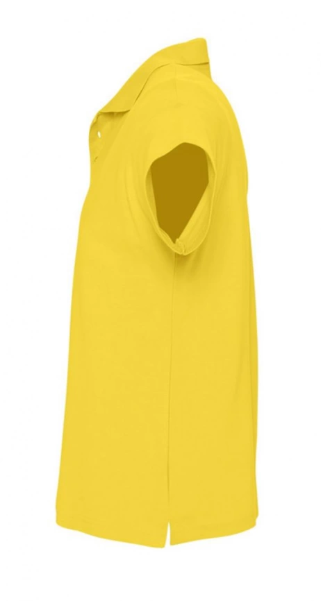 Рубашка поло мужская Summer 170 желтая, размер XS фото 3