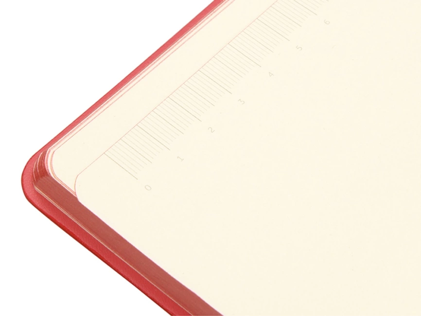 Блокнот Notepeno 130x205 мм с тонированными линованными страницами, красный фото 7