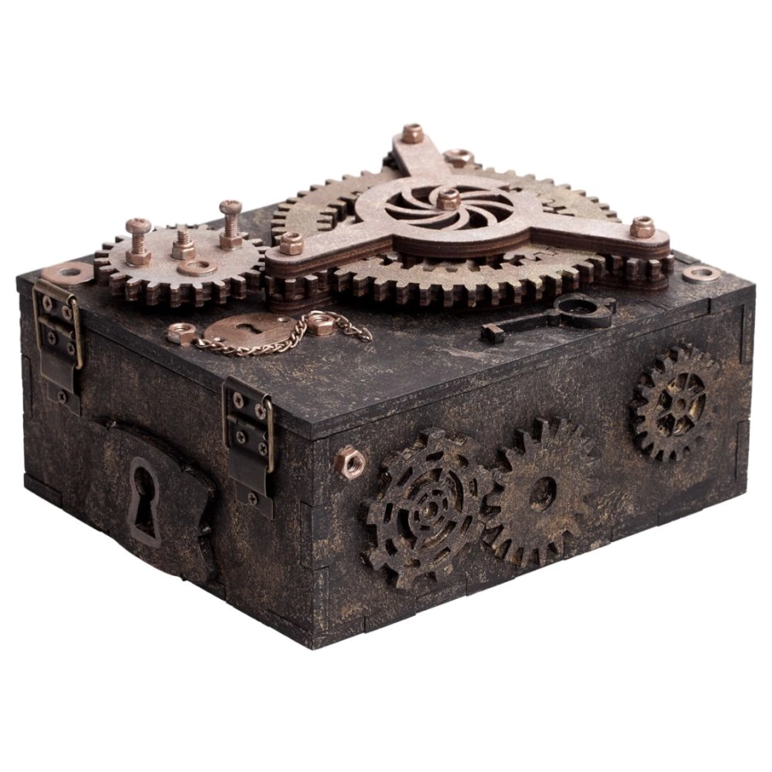 Шкатулка с секретом Gearbox, большая фото 3