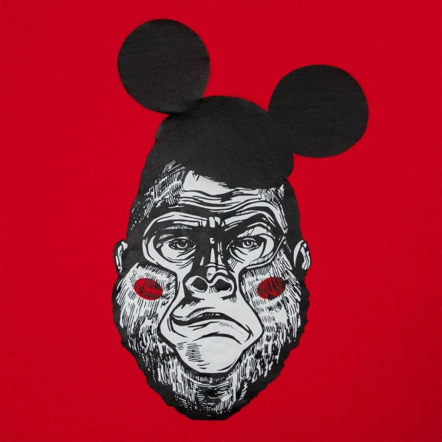 Толстовка Monkey Mouse, красная, размер S фото 3
