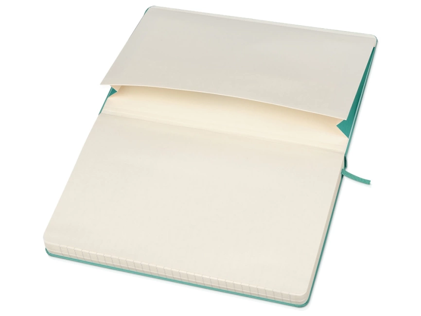 Записная книжка Moleskine Classic (в линейку) в твердой обложке, Large (13х21см), морская волна фото 4