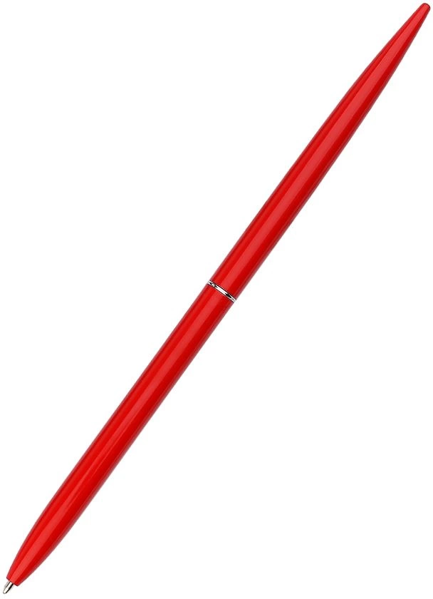 Ручка металлическая  Илиада, красная фото 1