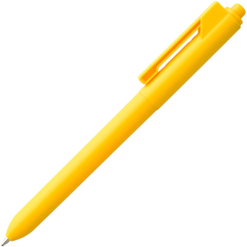Ручка шариковая Hint, желтая фото 5