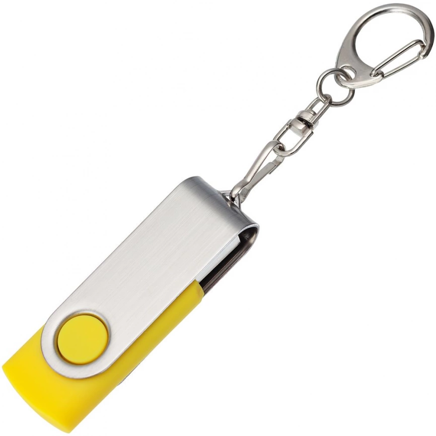 Флешка Twist, желтая, 8 Гб фото 3