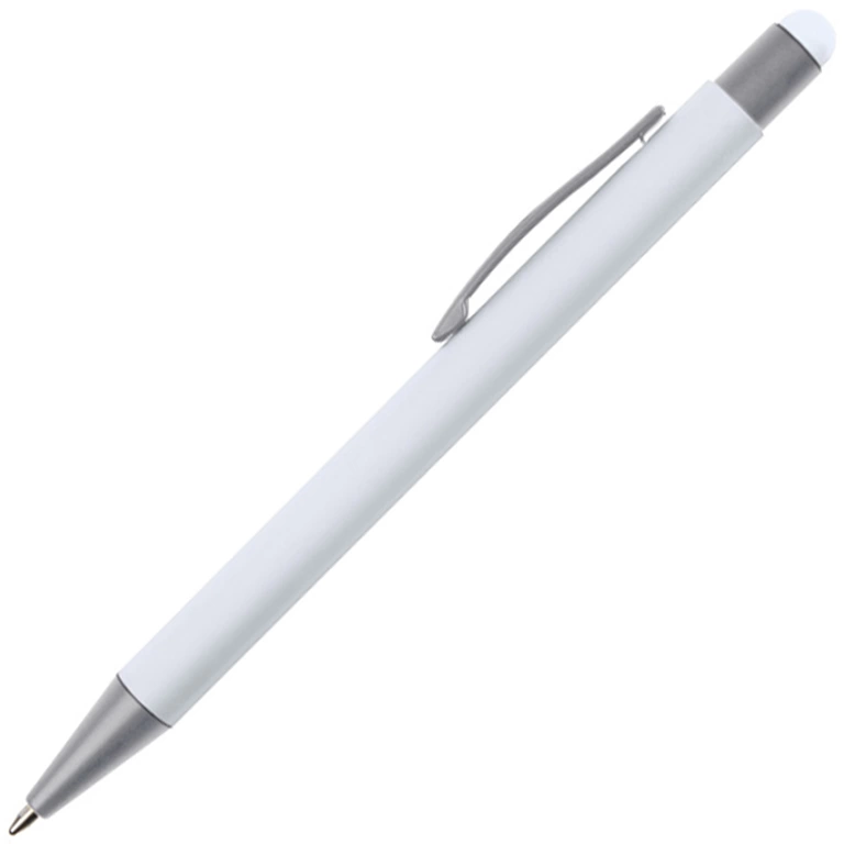 Ручка шариковая SALT LAKE CITY, металл, белый/серебро фото 1