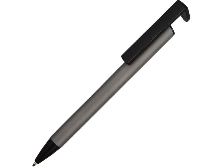 Ручка-подставка шариковая Кипер Металл, серый фото 1