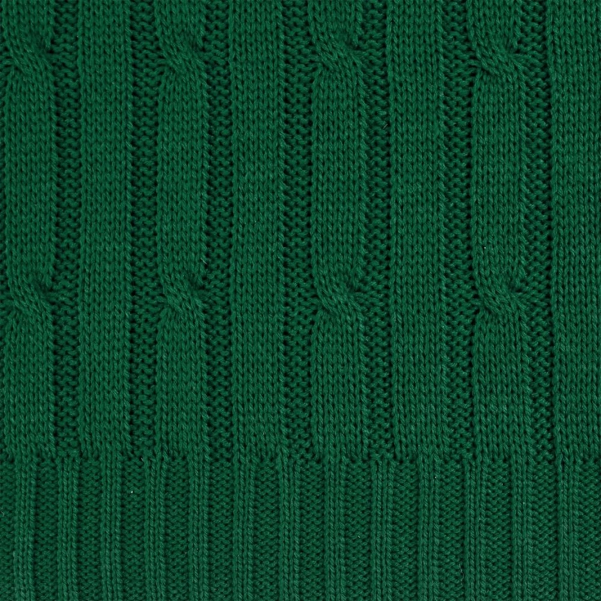 Плед Remit, темно-зеленый фото 3
