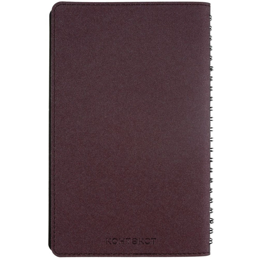 Ежедневник Scroll, недатированный, бордовый фото 11