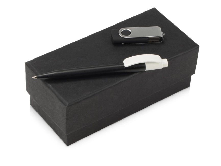 Подарочный набор Uma Memory с ручкой и флешкой, черный фото 1