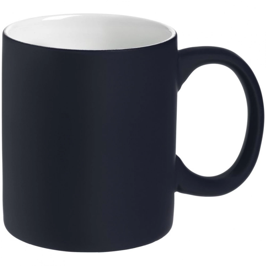 Кружка Sippy c покрытием софт-тач, 340 мл., темно-синяя фото 1