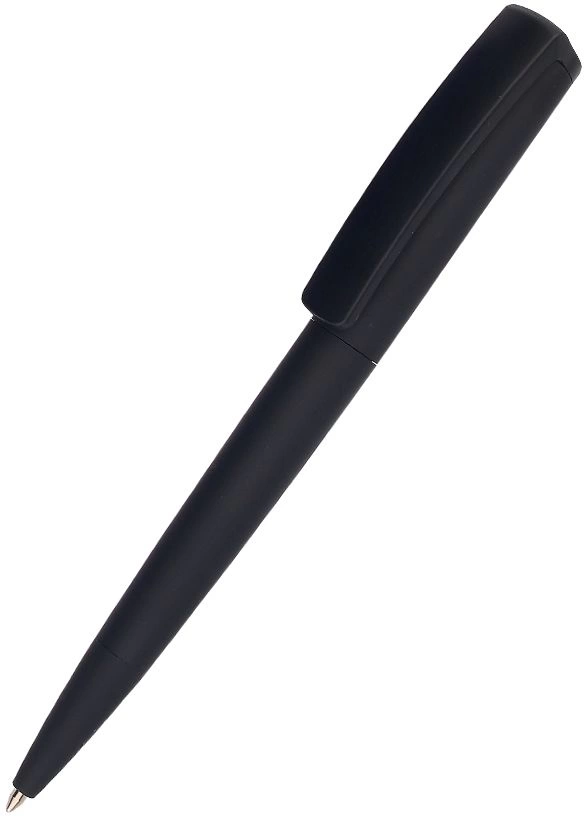 Ручка шариковая Jangle софт-тач, чёрные фото 1