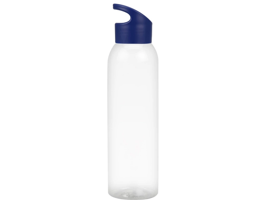 Бутылка для воды Plain 2 630 мл, прозрачный/синий фото 2