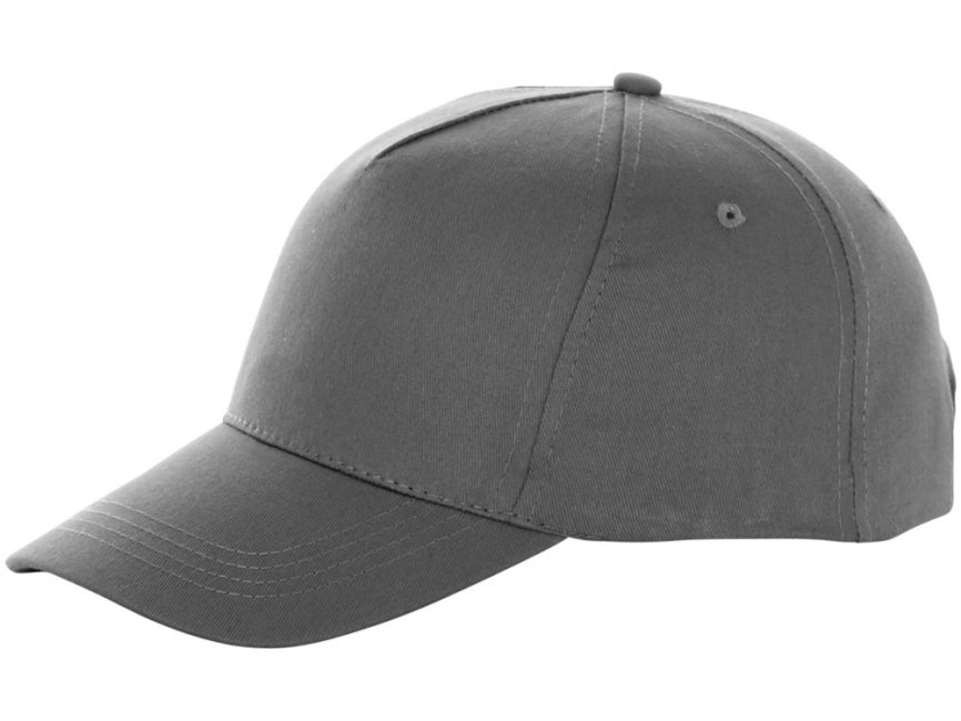 Бейсболка Brunswick, 5 панелей, серый фото 1